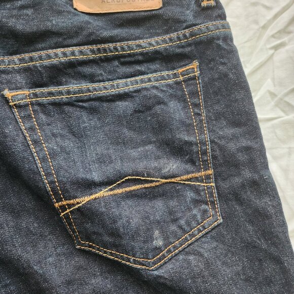 Aeropostale Jeans Bowery Slim Straight Man Size 36/32 - Picture 7 of 8